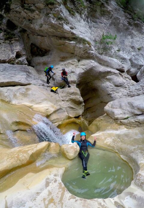 petite baignade dans un canyon Petite baignade dans un canyon