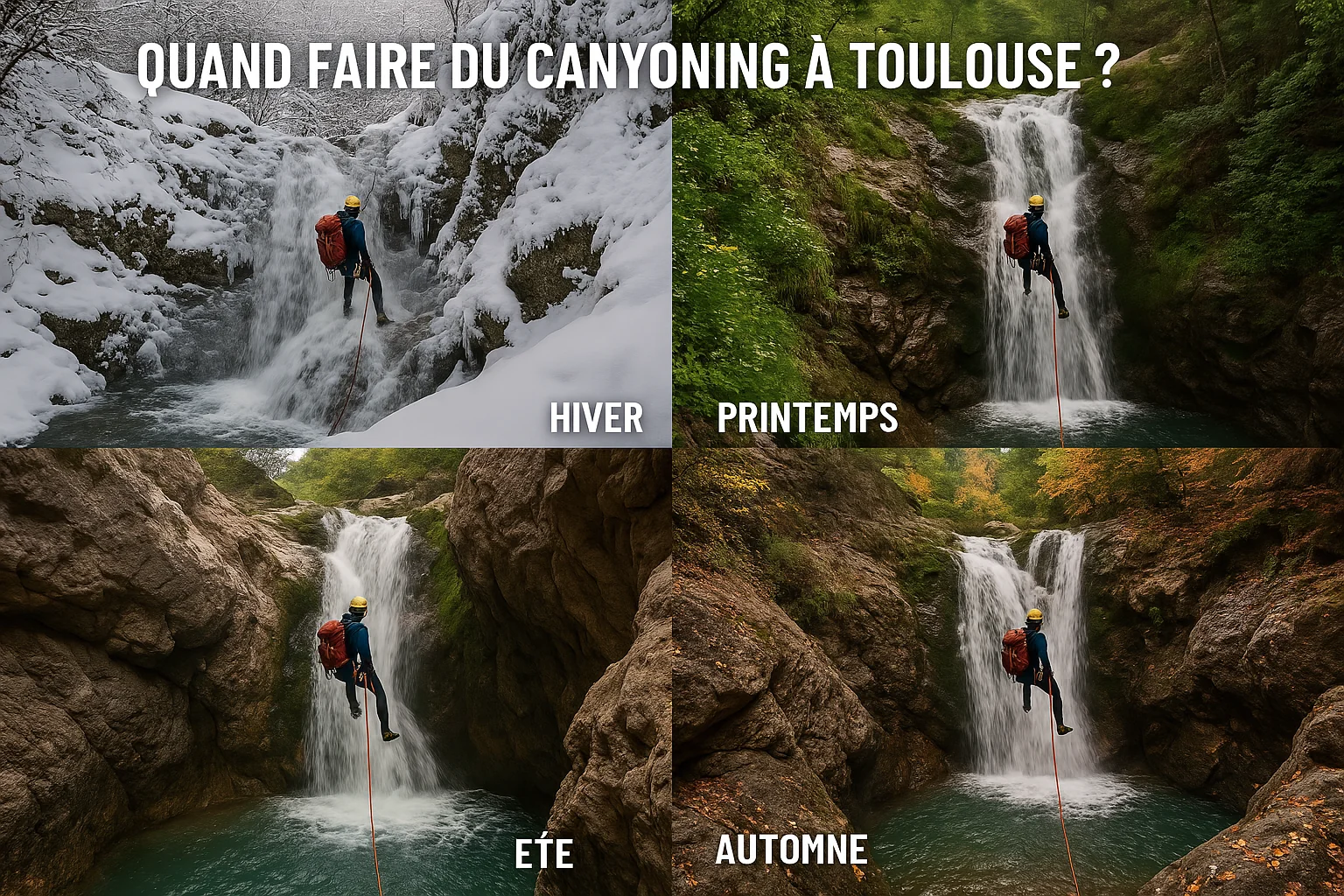 Quand faire du canyoning à Toulouse ?