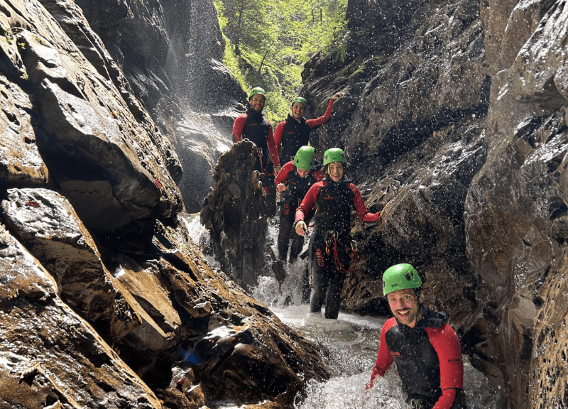 canyoning pour la cohésion en team (1)